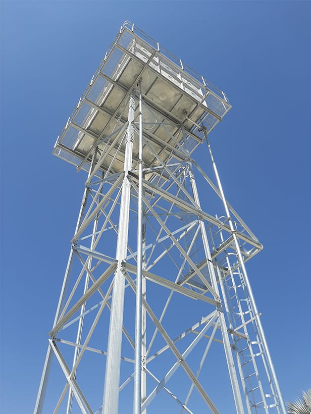 water storage tanks in Namibia