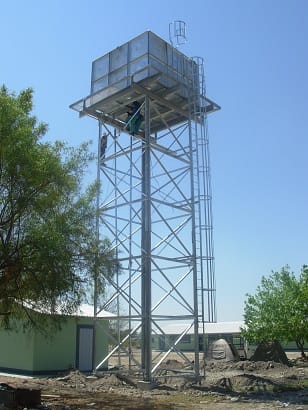 water storage in Namibia